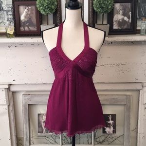 Express dressy halter top